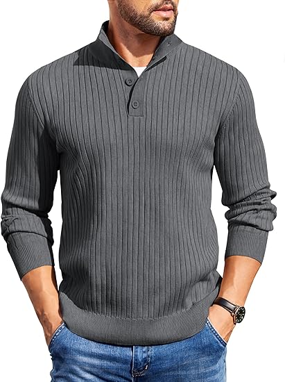 Ethan | Ribbed Knit Pullover